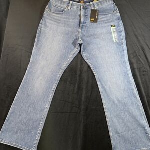 Lee Women's Blue Jeans Boot Cut Mid Rise Ultra Lux Comfort 16